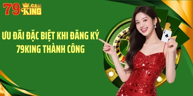 Ưu đãi đặc biệt khi đăng ký 79King thành công